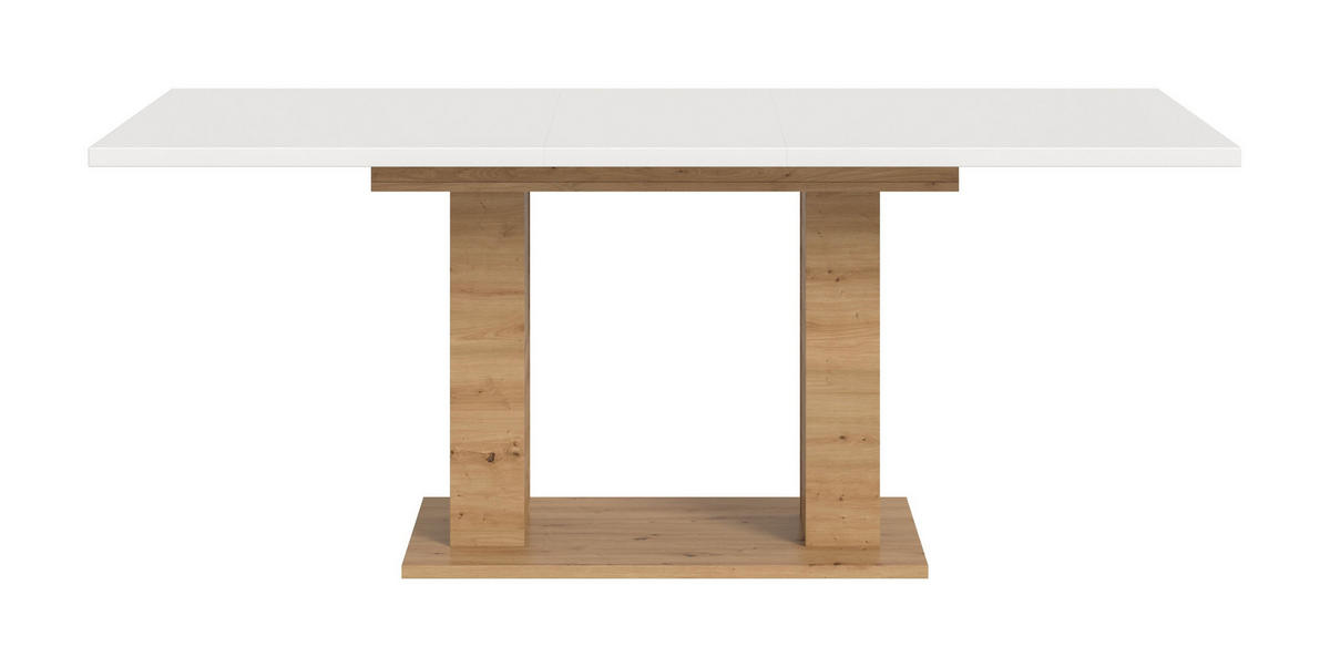 ESSTISCH MOTION (B/H/T: ca. 150/76/90 cm) in Artisan Oak Nachbildung/weiß - Eiche Artisan, Holzwerkstoff (90/150/76cm)