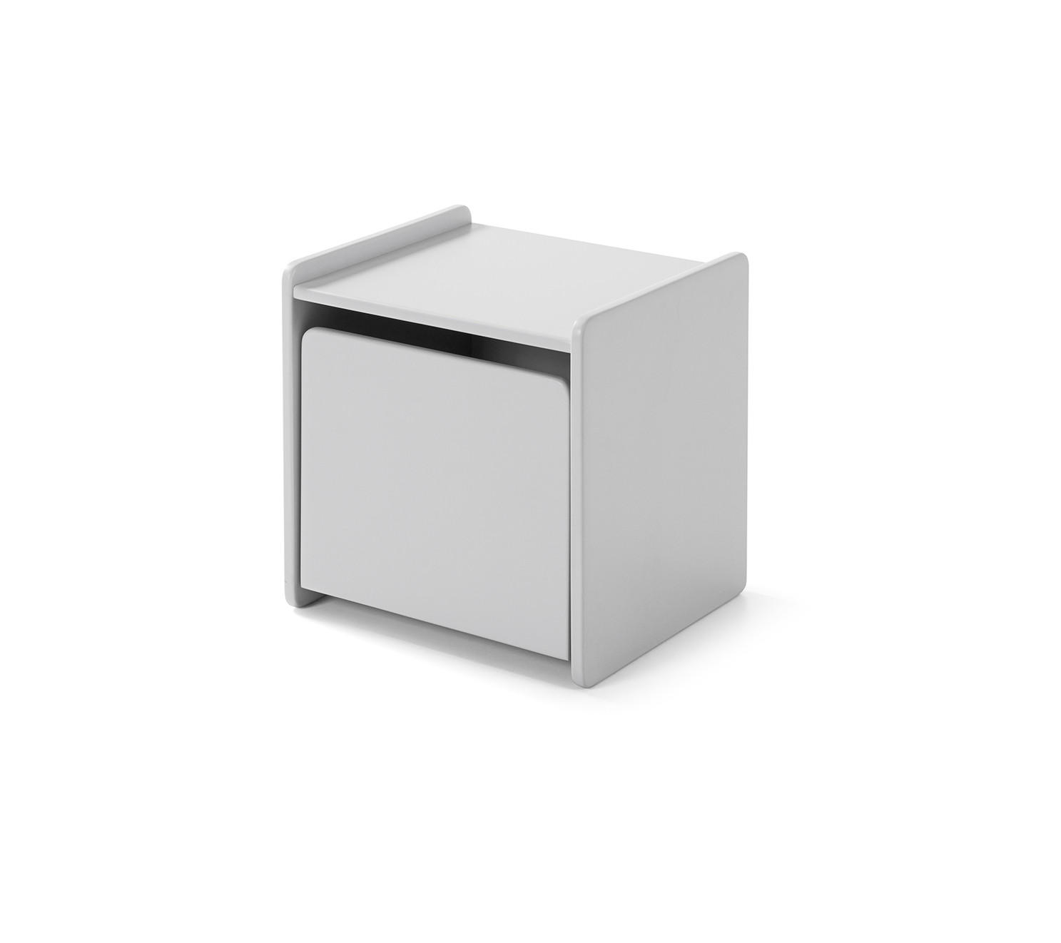 NACHTTISCH KIDDY Grau 40x36x41 cm - Grau, Holzwerkstoff (40/41/36cm) - FURNLUX
