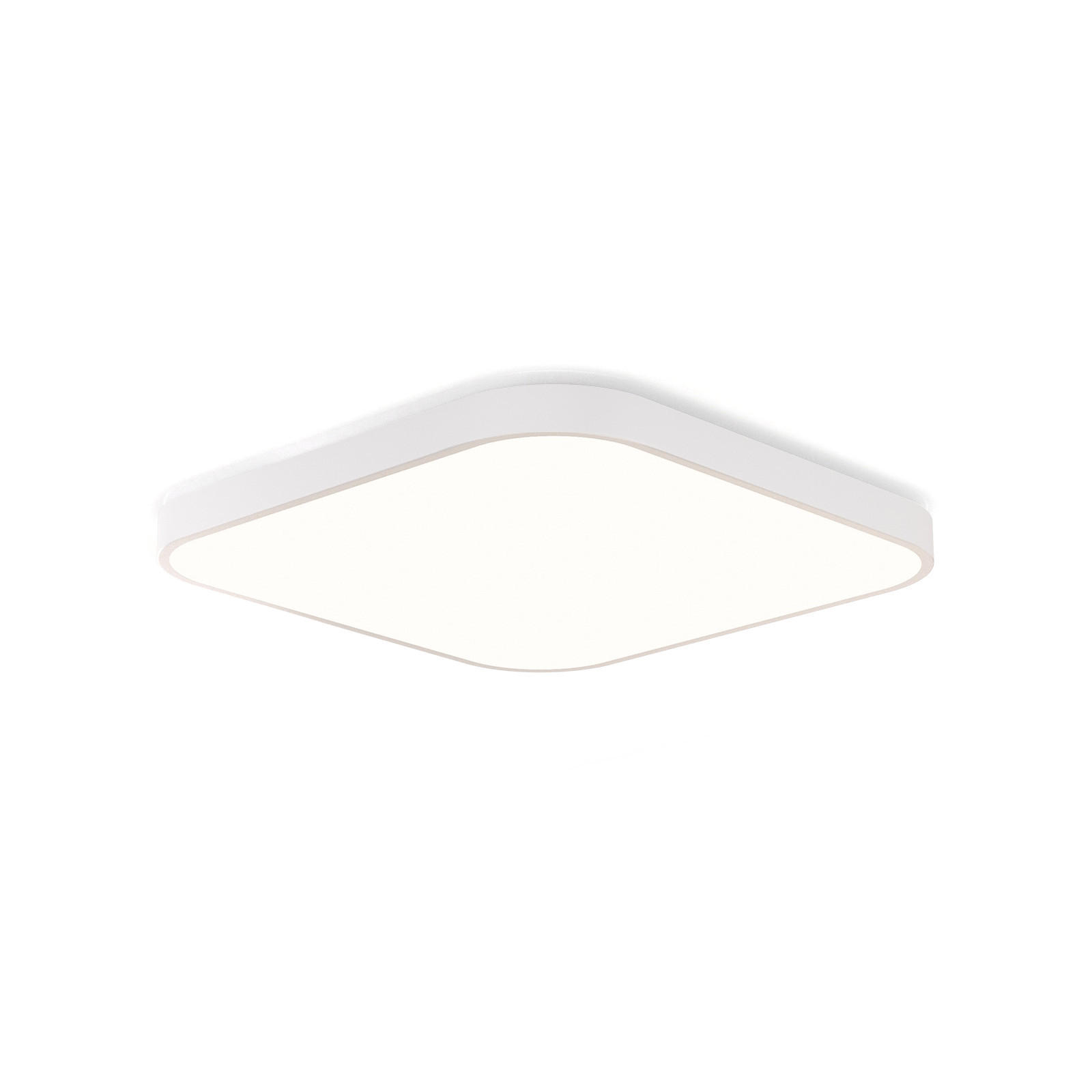 LED-DECKENLEUCHTE Leipzig 27/27/3 cm - Weiß, Kunststoff (27/27/3cm) - Nettlife