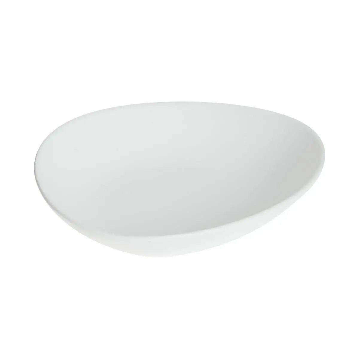 SUPPENTELLER Galet Weiß 22/20/4,5 cm - Weiß, Keramik (22/20/4.5cm) - Secret de Gourmet