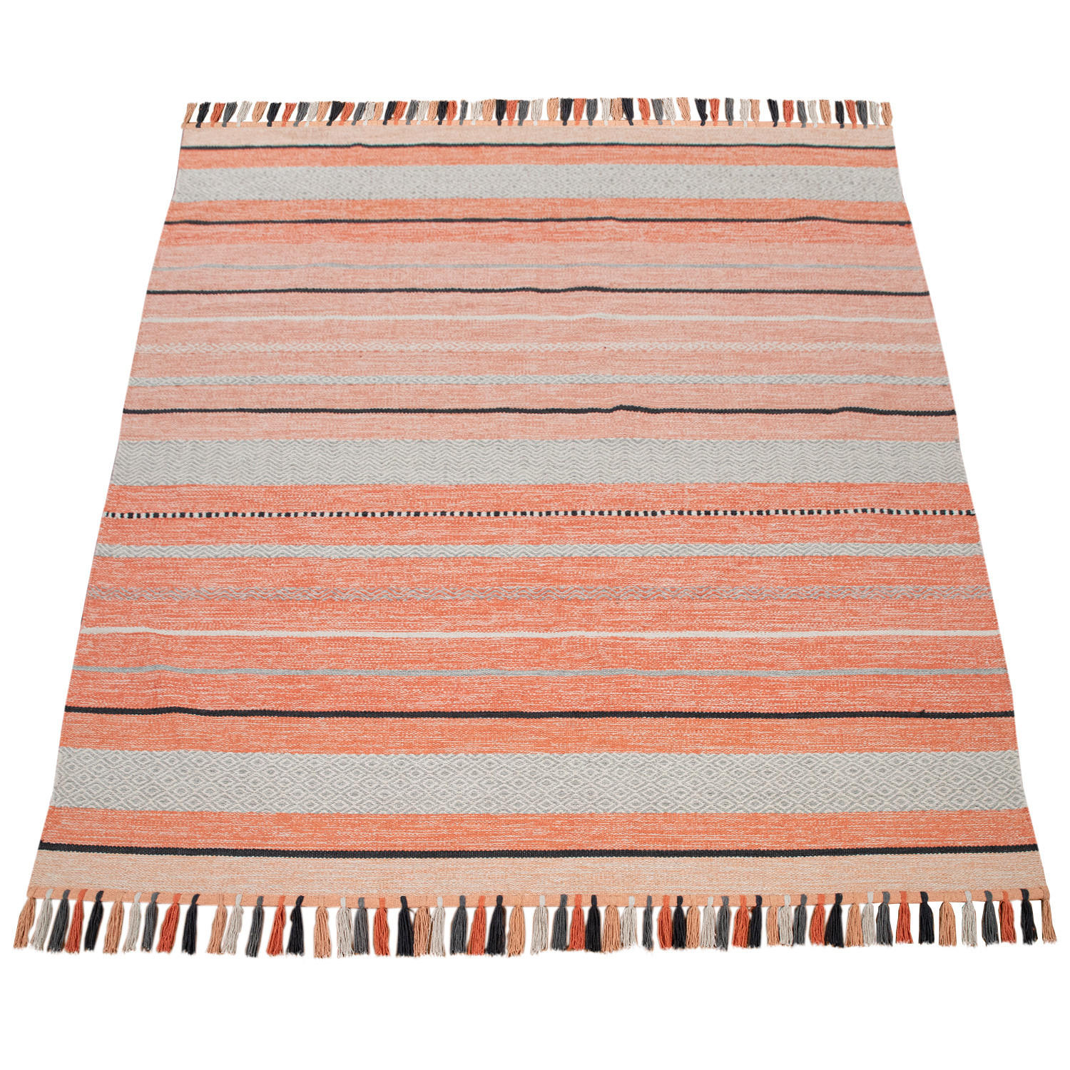 HOCHFLORTEPPICH 240/340 cm Kilim 213 - Orange, Textil (240/340cm) - Paco Home