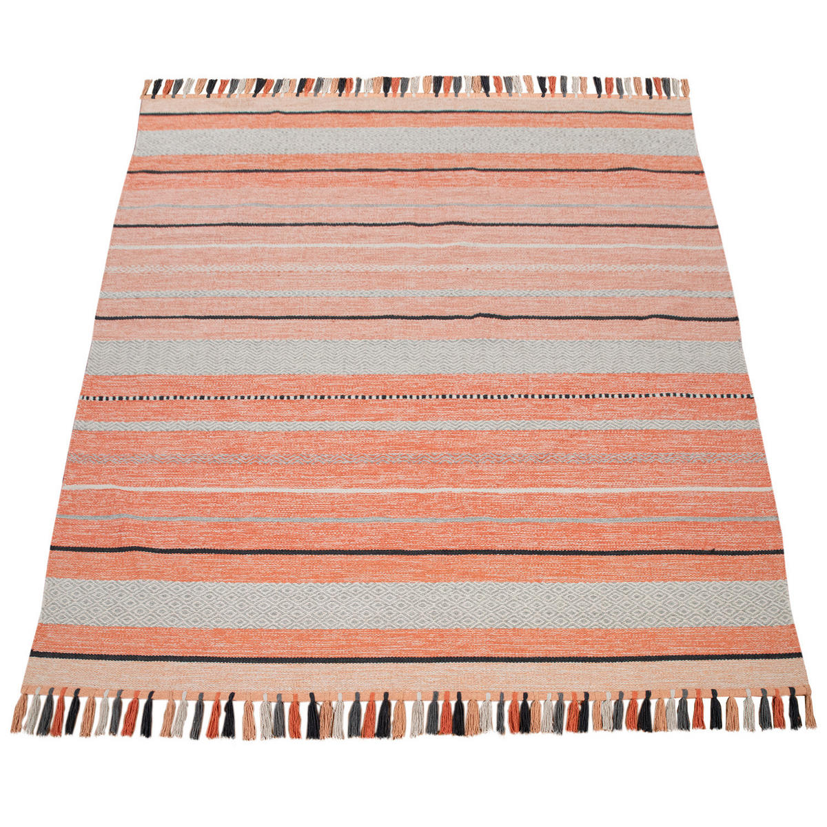 HOCHFLORTEPPICH 240/340 cm Kilim 213 - Orange, Textil (240/340cm) - Paco Home