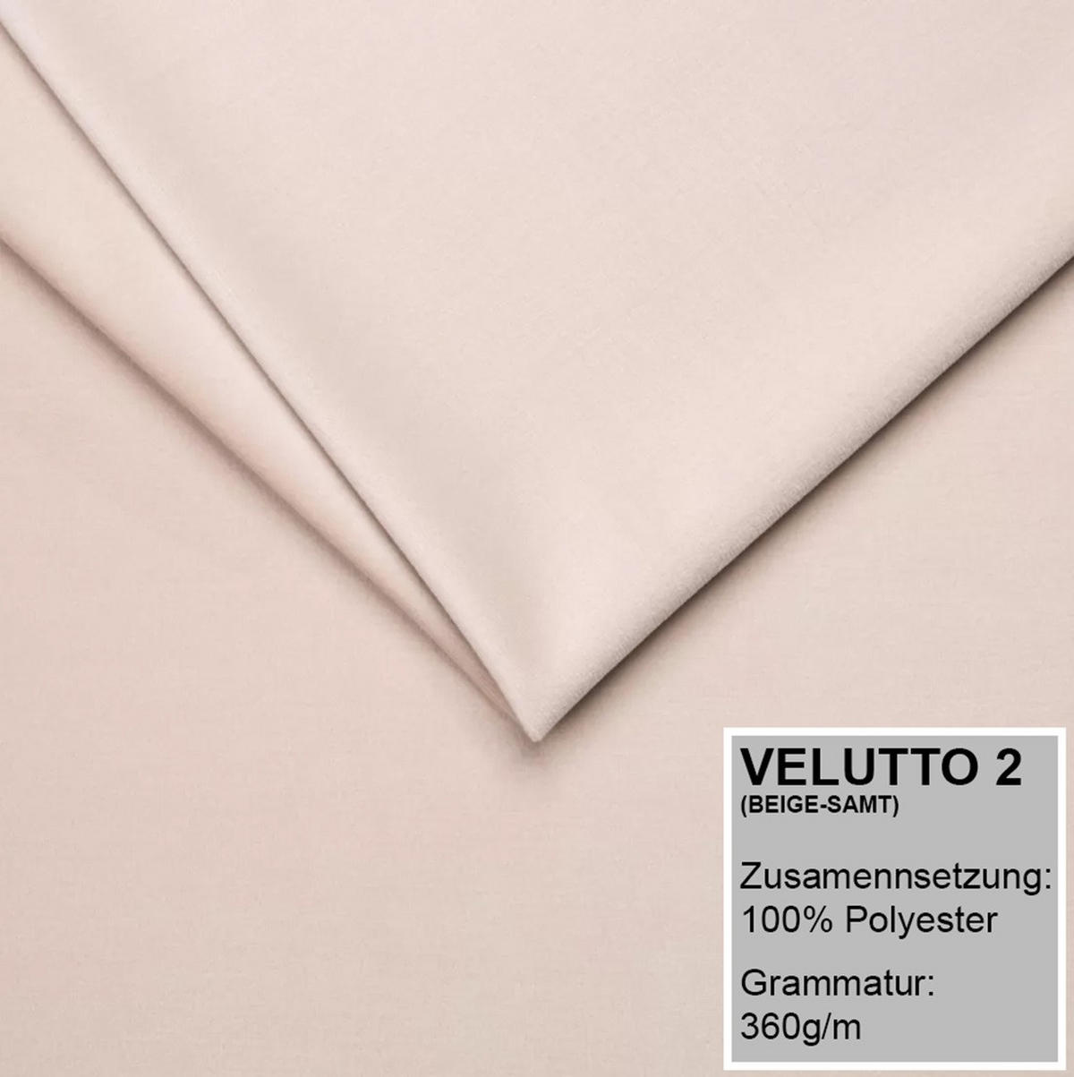 POLSTERBETT MONAKO 120x200 Beige - Beige, Textil (120/200cm) - A&J MöbelLand