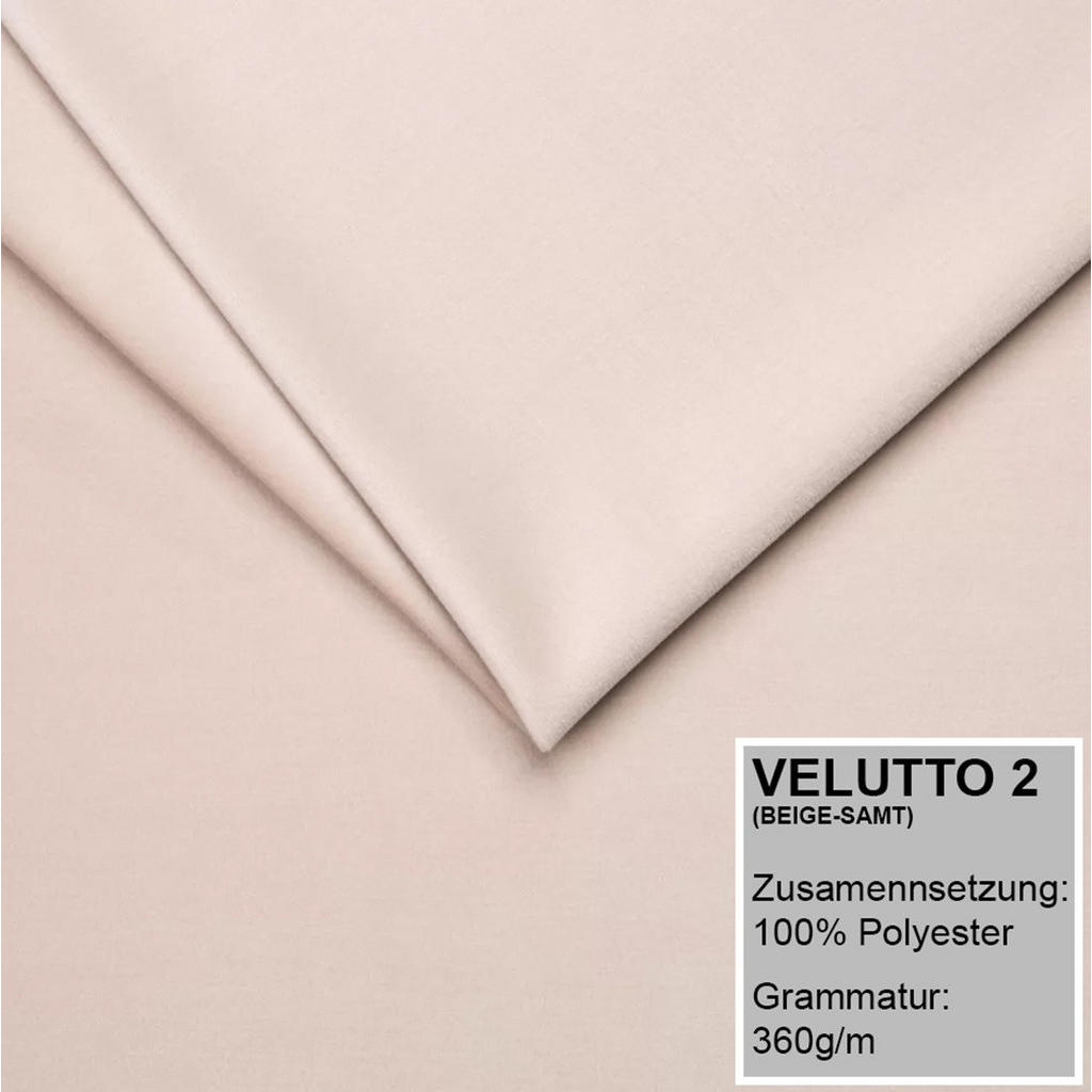Thumbnail - A&J MöbelLand Polsterbett, Beige, Textil, H2, 90x210 cm, Schlafzimmer, Betten, Polsterbetten