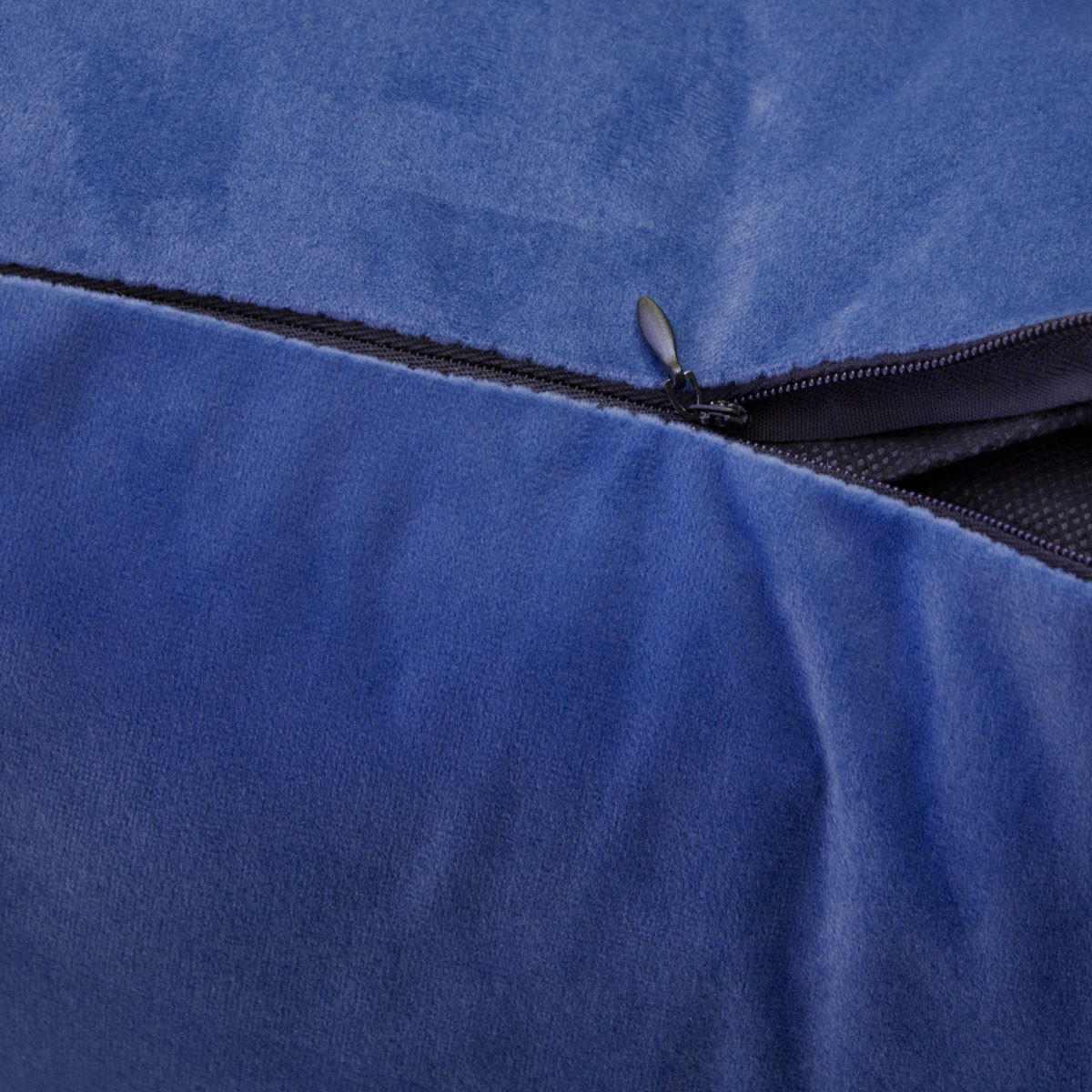LOUNGESESSEL JOSIE Samtbezug Blau - Blau/Schwarz, Textil/Metall (68/82/64cm) - SVITA