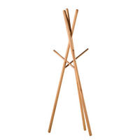 KLEIDERSTÄNDER - Buche massiv - Buchefarben, Holz (72/180/72cm) - home24