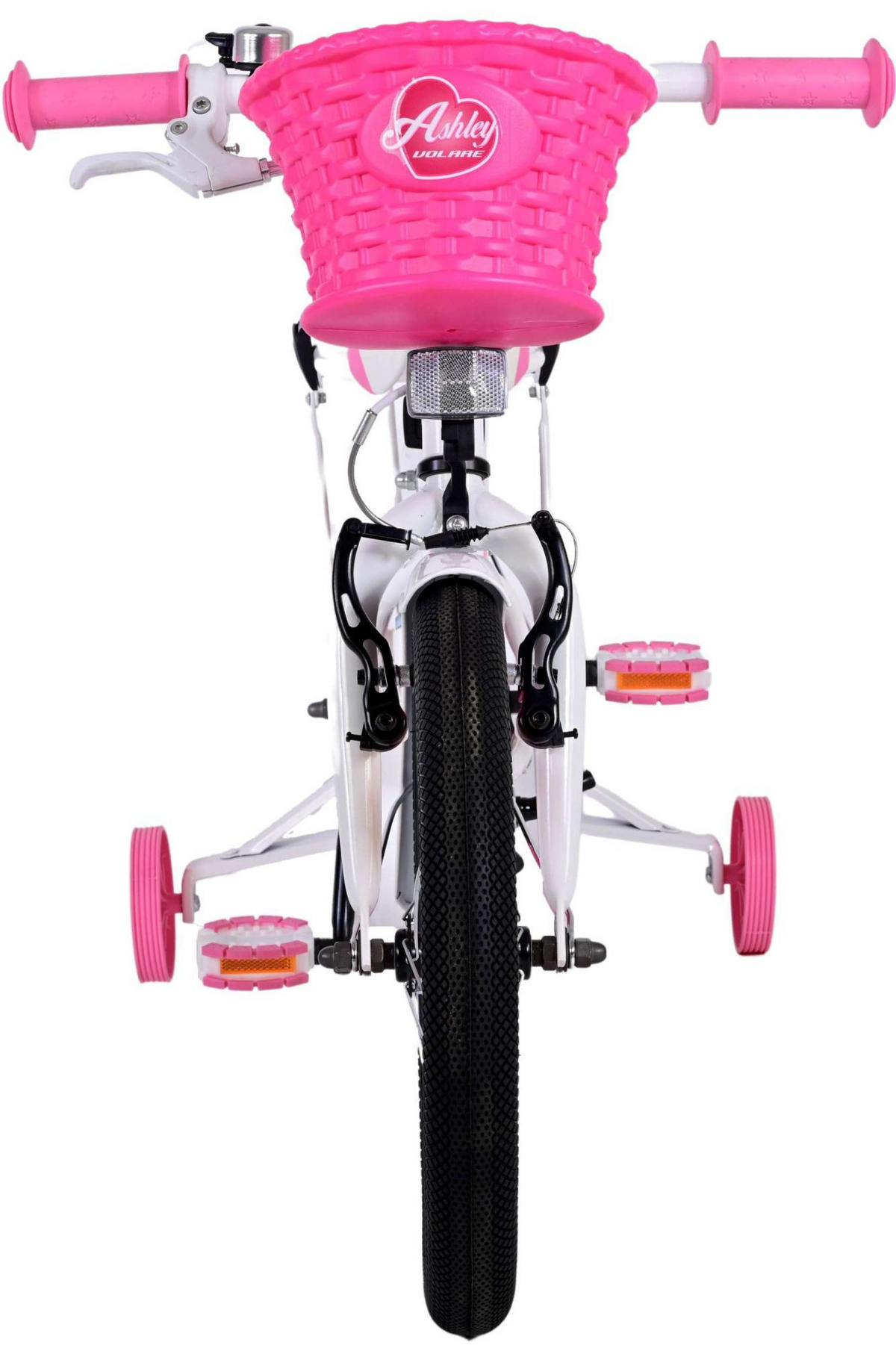 KINDERFAHRRAD Ashley - Mädchen - 16 Zoll - Rücktritt + Handbremse - Weiß - Weiß, Metall (52cm) - TPFSports
