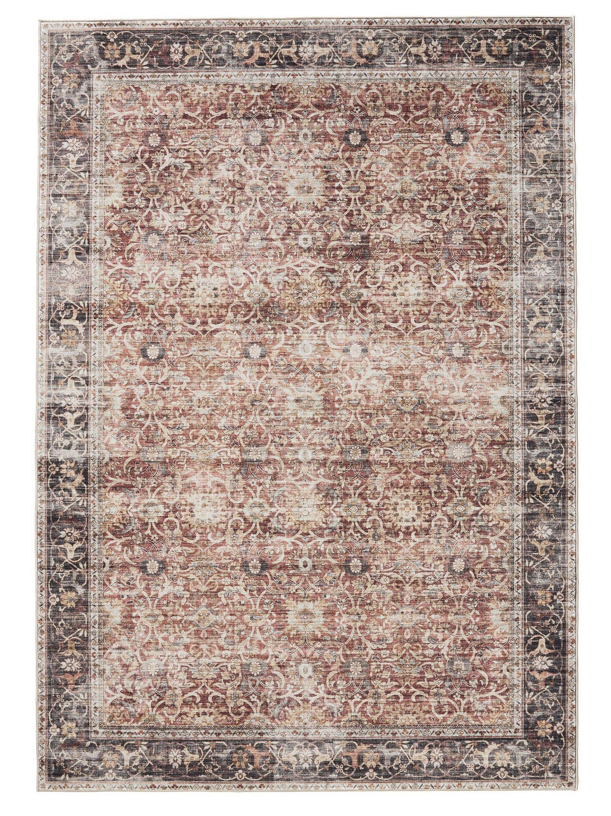 VINTAGE-TEPPICH George waschbar 120x170 cm - Multicolor, Kunststoff (120/170cm) - benuta