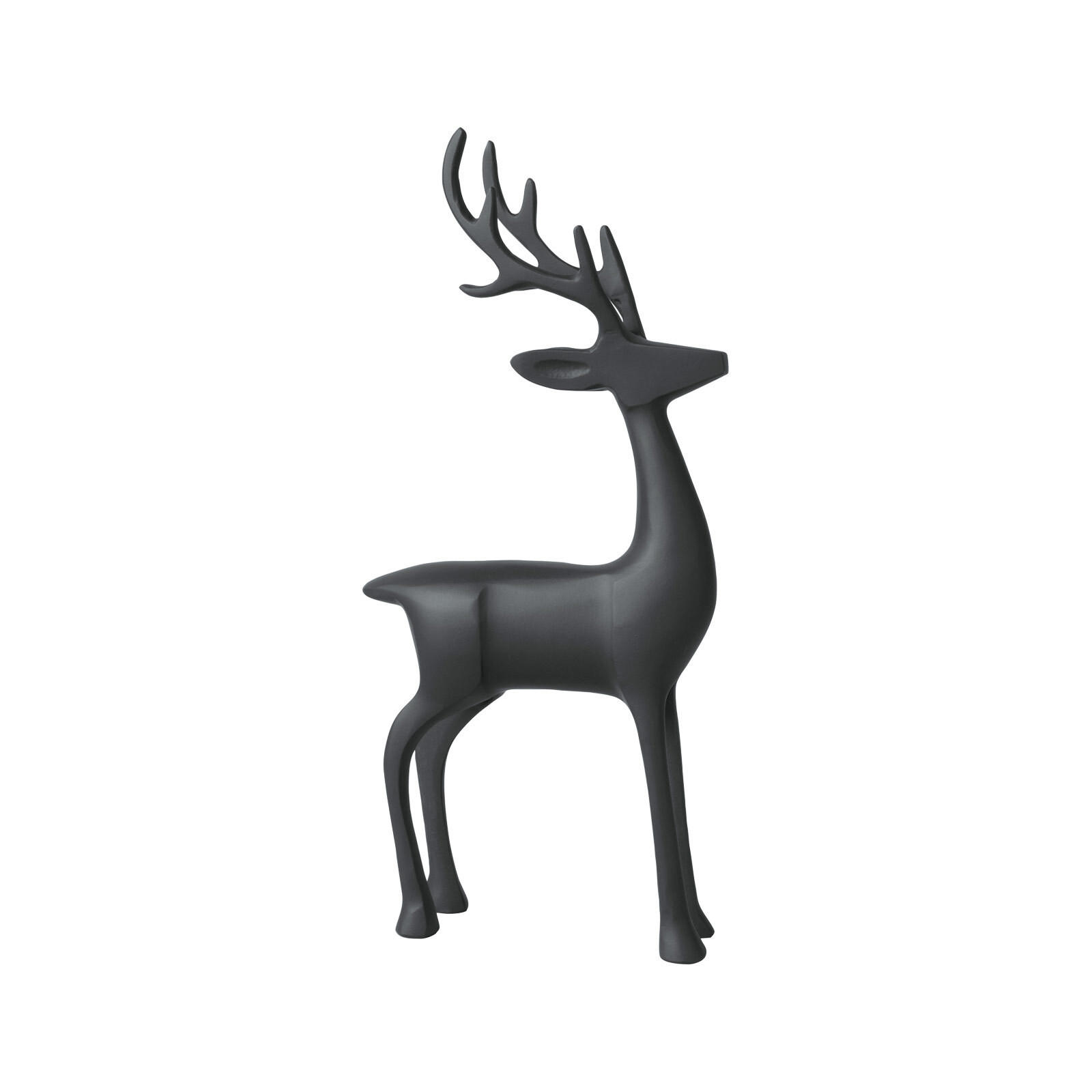 DEKOFIGUR HIRSCH Christmas Chic schwarz 36 cm - Schwarz, Metall (6/36/17cm) - Villeroy & Boch