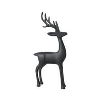 DEKOFIGUR HIRSCH Christmas Chic schwarz 36 cm - Schwarz, Metall (6/36/17cm) - Villeroy & Boch
