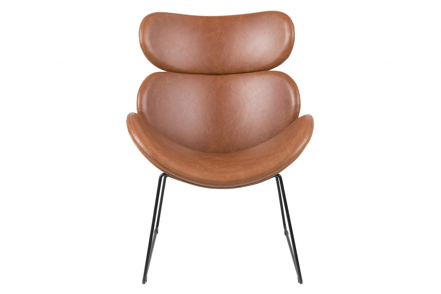 SESSEL cognac farben - Braun, Holzwerkstoff (69/90/80cm) - ebuy24