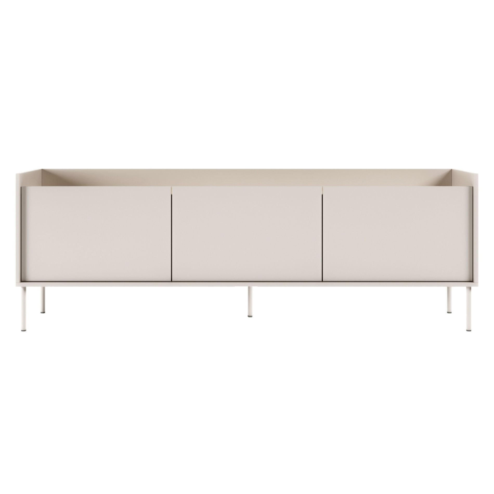 TV-SCHRANK Tovi Kaschmir / Holzoptik Eiche 175 cm - Taupe, Holzwerkstoff/Metall (175/58.5/36.4cm) - Selsey
