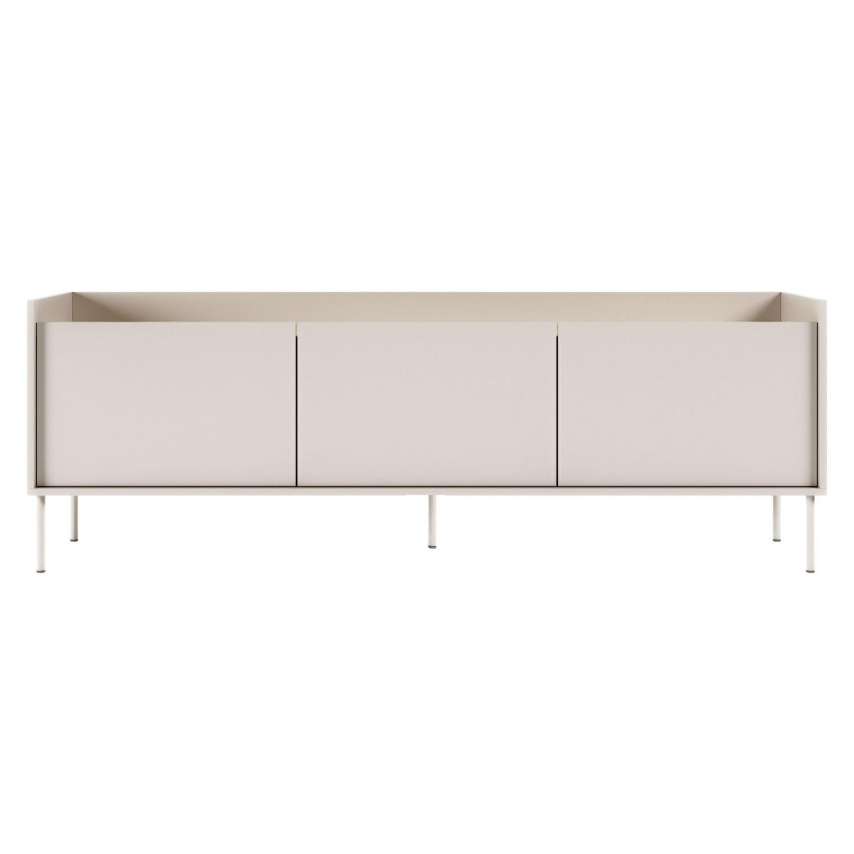 TV-SCHRANK Tovi Kaschmir / Holzoptik Eiche 175/58/36 cm - Taupe, Holzwerkstoff/Metall (175/58.5/36.4cm) - Selsey