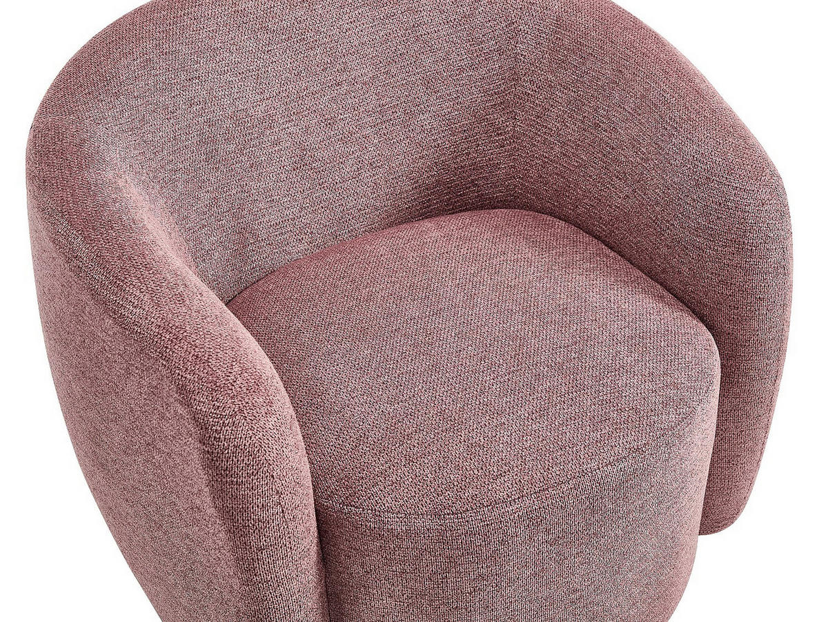 SESSEL mit gerader Rückenlehne - 1 Person - Stoff - Rosa - - Pink, Textil (80/67/76cm) - Vente-Unique