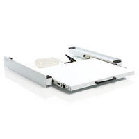 STAPELBAUSATZ für Waschmaschinen- und Trockner mit Auszugswanne - Weiß, Metall (55/7.5/60cm) - IVOL