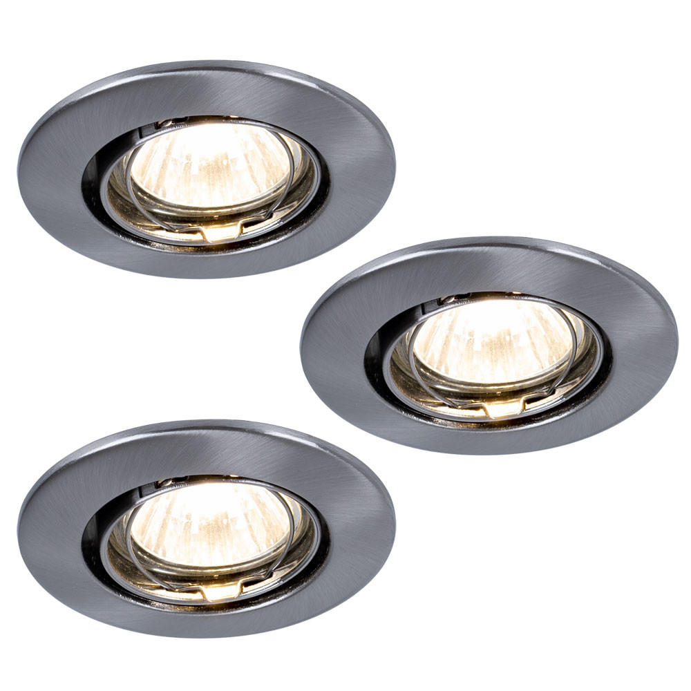 LED DECKENLEUCHTE PREMIUM LINE Silber Metall - Silberfarben, Glas (6.5/6.5/5cm)