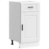 KÜCHENUNTERSCHRANK Porto Weiss Holzwerkstoff - Weiß, Holzwerkstoff (46/81.5/40cm) - vidaXL