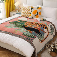 DECKE – 130 x 160 cm – Wendbares Farbschema – Decke mit Quasten - Multicolor/Altrosa, Textil (160/130cm)