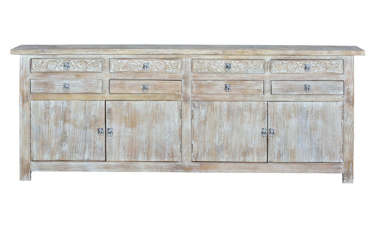 SIDEBOARD aus Mangoholz - Perlmutt, Holz (44/100/200cm) - Giner y Colomer