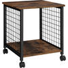 BEISTELLTISCH Gary,40 x 40 x 48 cm,Industrial Holz dunkel, rustikal - Rostfarben, Holzwerkstoff (40/40/48cm) - tectake
