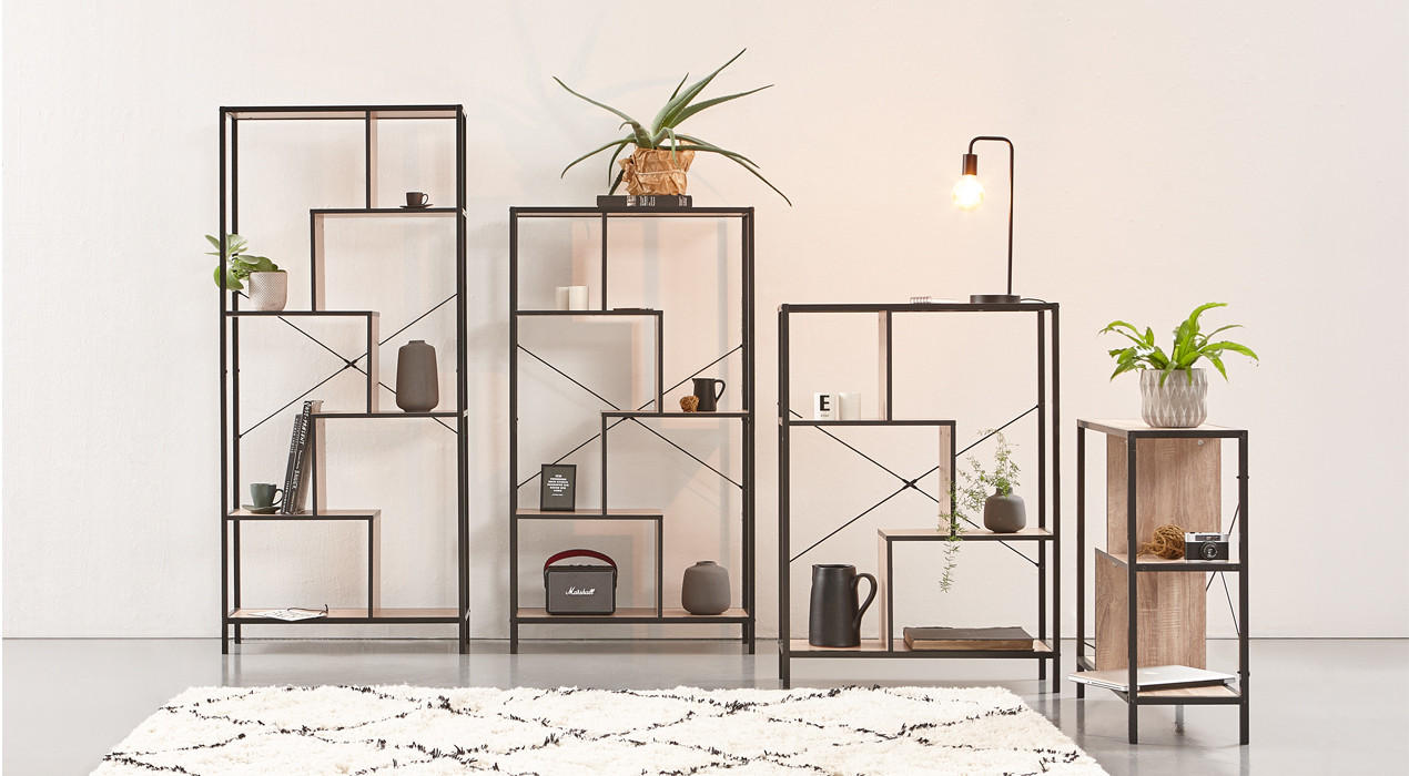 Regale Holz Schwarz