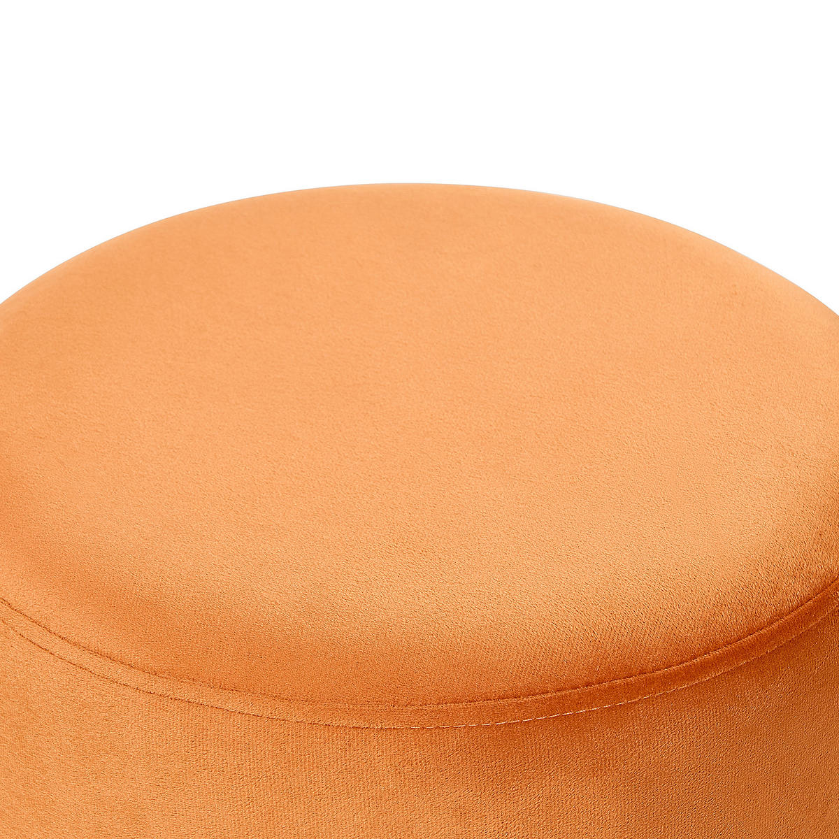 POUF Yankton 35/35/42 cm - Orange, Textil (35/42/35cm) - Beliani