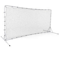 FUBBALLTOR Weiß - Weiß, Metall (151/183/373cm) - COSTWAY