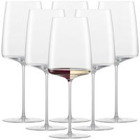 WEINGLÄSER KRAFTVOLL & WÜRZIG Simplify transparent 689 ml 6er Set - Transparent, Glas (0.689L) - Zwiesel Glas