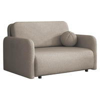 SCHLAFSOFA Viva Sun II - Hellbraun/Schwarz, Holz/Textil (130/85/103cm) - MIRJAN24