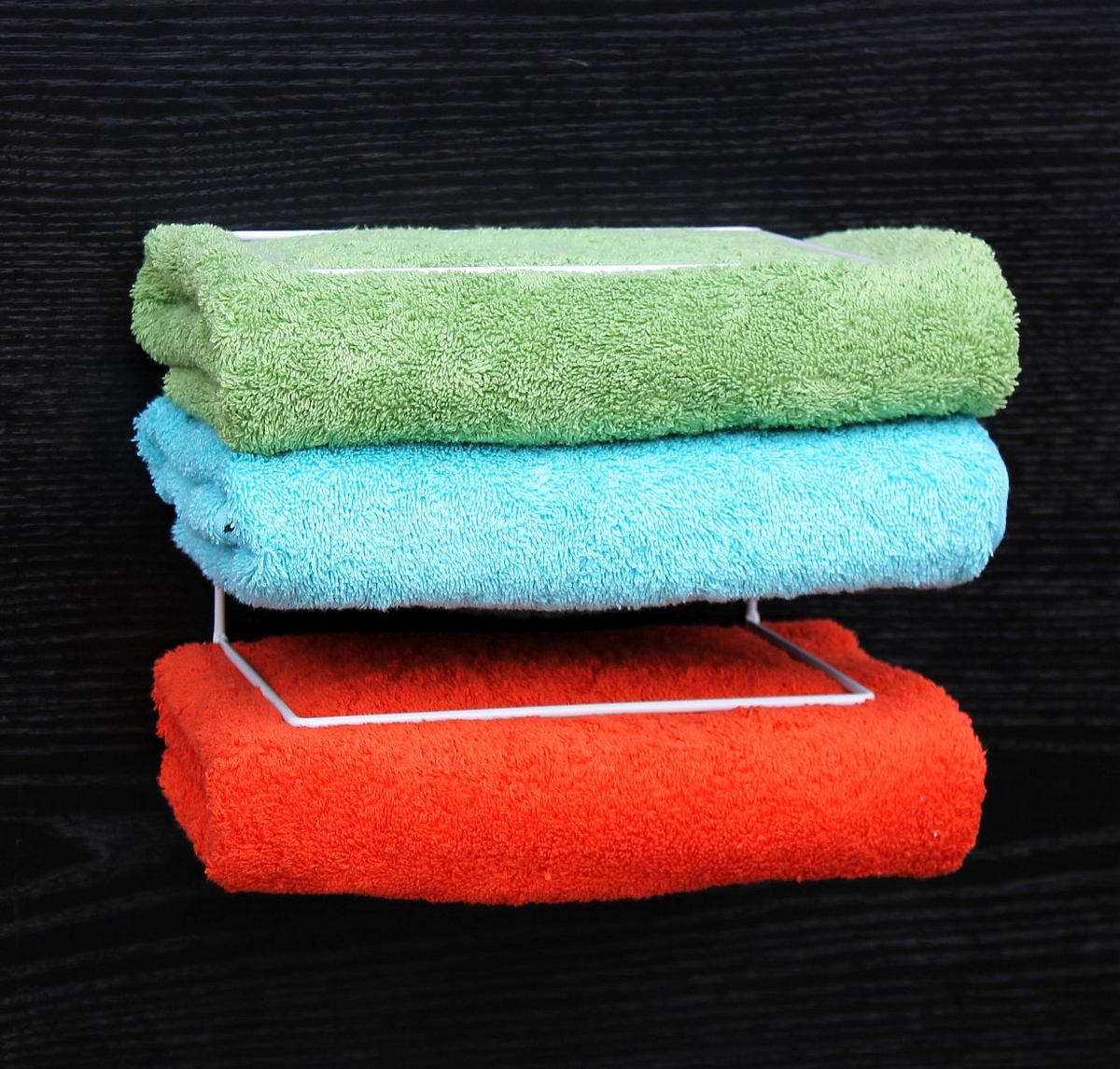 HANDTUCHHALTER Wandmontage Metall Weiß 20/14,5/20 cm - Weiß, Metall (20/20/14.5cm) - DanDiBo