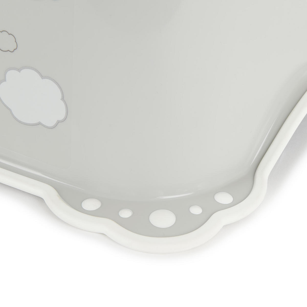 TRITTHOCKER Kinder mit Anti-Rutsch Zebra - Grau, Kunststoff (28.5/42cm) - Bieco Spielwaren