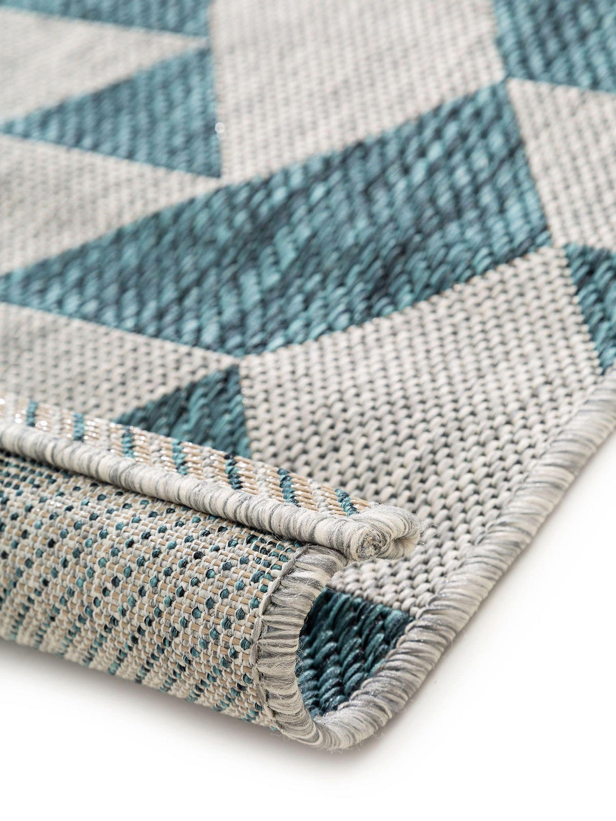 OUTDOORTEPPICH Cleo Blau 120x170 cm - Blau, Textil (120/170cm) - benuta Nest