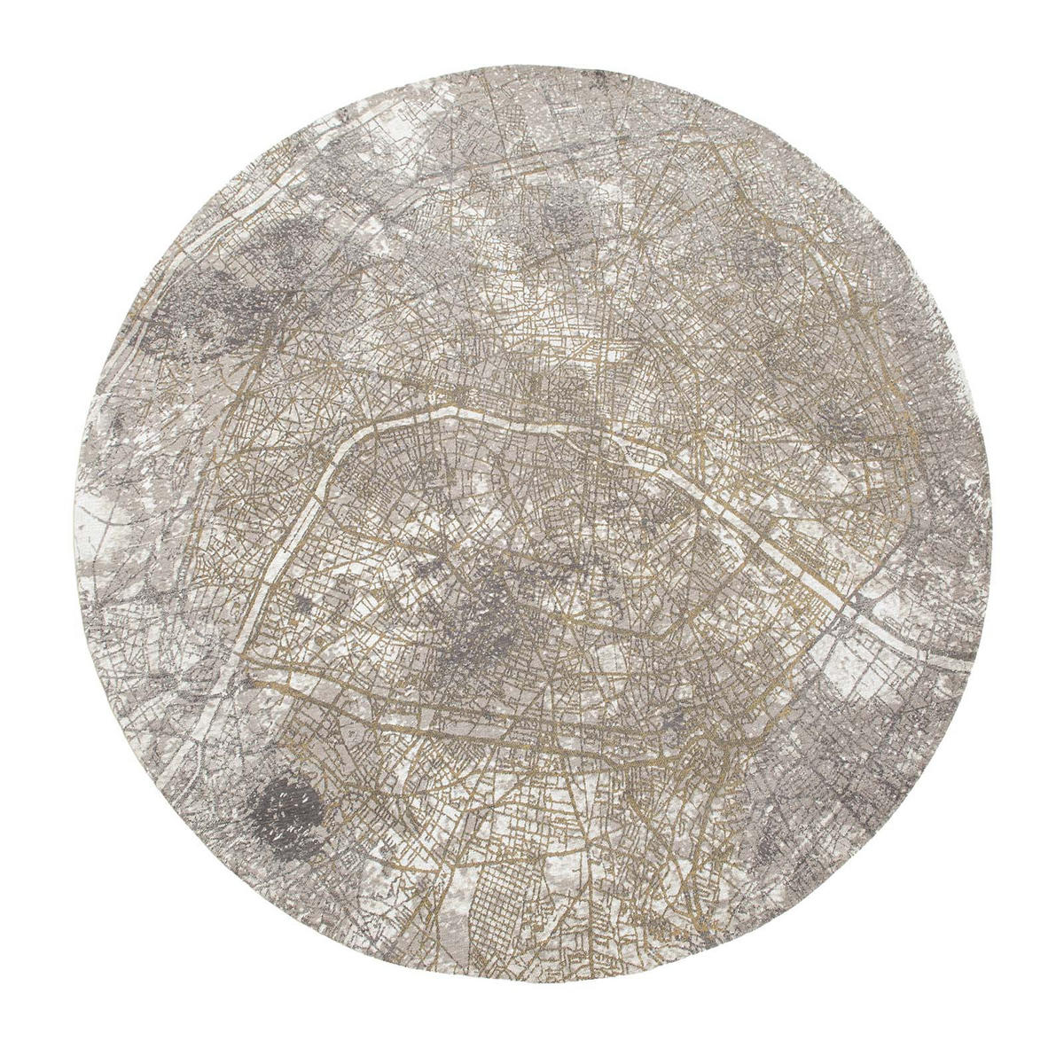 TEPPICH In-/Outdoor Flachgewebe GREY CITY Grau 240 x 240 cm - Grau, Textil (240/240cm) - Novatrend