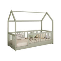 HAUSBETT Greta 90 - Olivgrün, Holz (90/200cm) - MIRJAN24