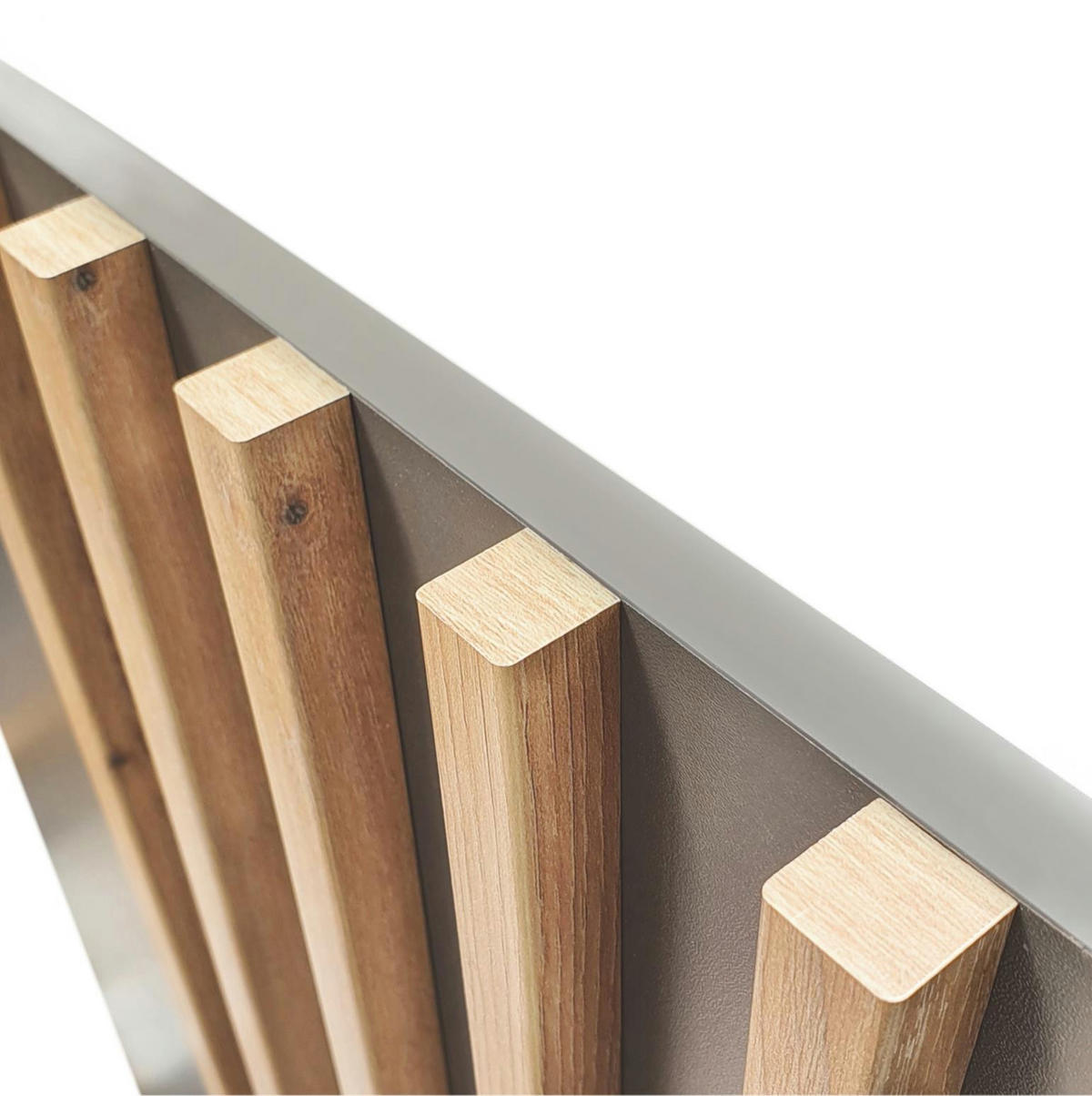 KOMMODE Nelly 3D Grau, Zweitürig mit Schubladen - Graphitfarben, Holzwerkstoff (105/86/45cm) - Bettso