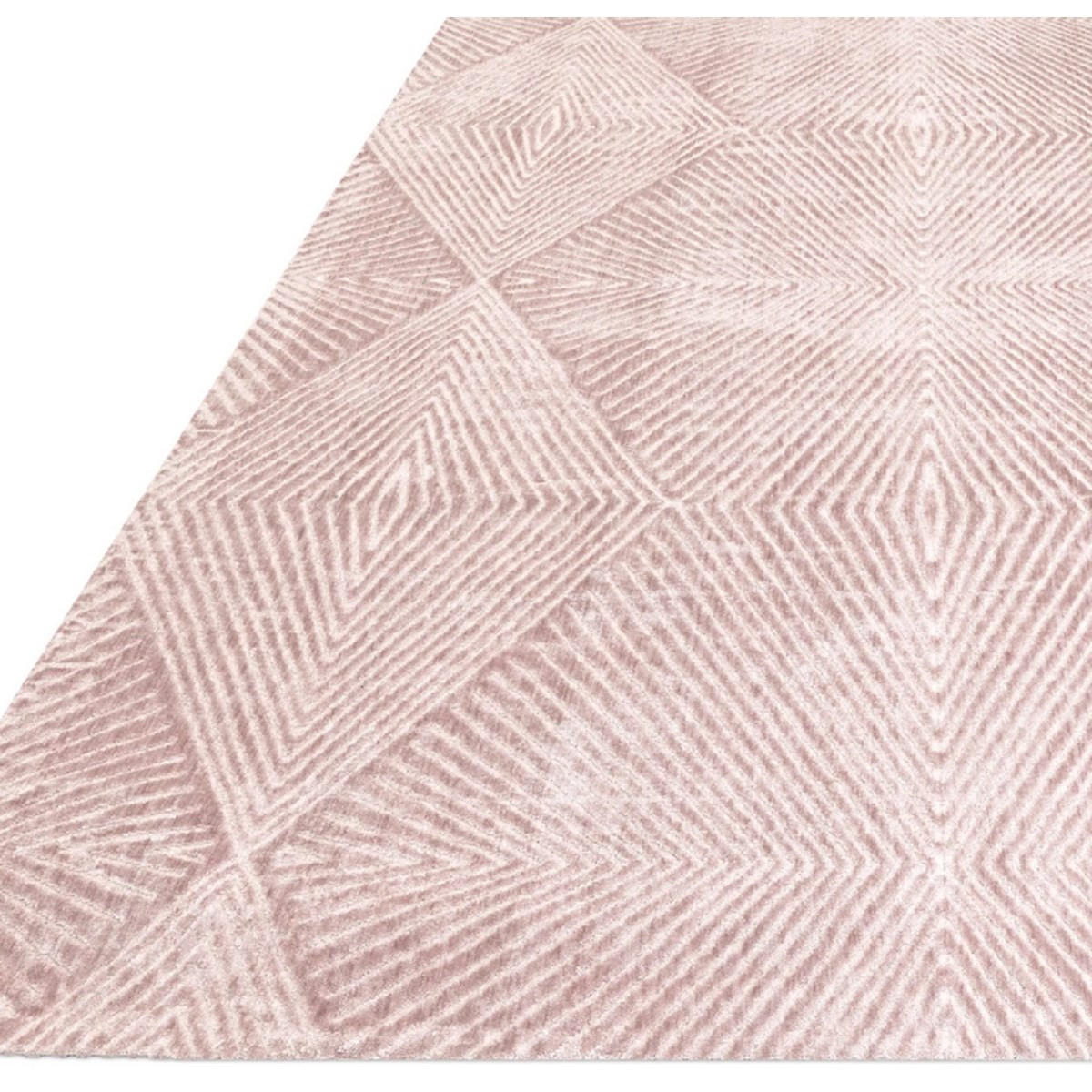 TEPPICH Moderner für Wohn- und Schlafzimmer LAIZE Rosa 200 x 290 cm - Pink, Textil (200/290cm) - Novatrend