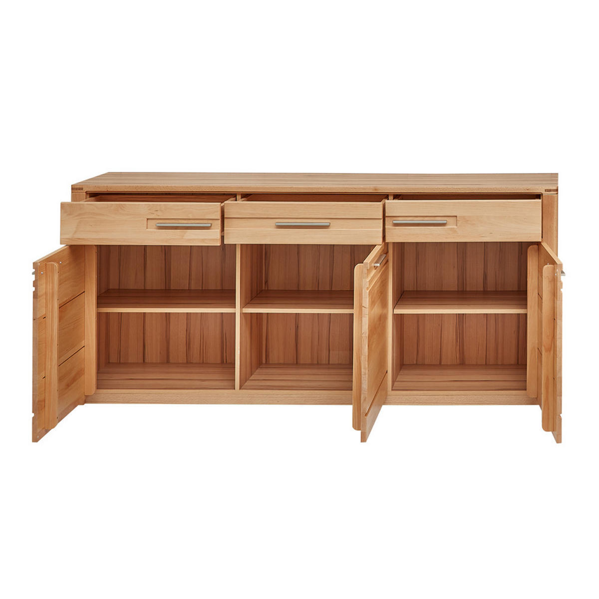 WOHNZIMMER-SET 6-TLG. Newton-36 - Braun, Holzwerkstoff (640/203/70cm) - Lomado