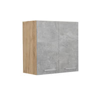 HÄNGESCHRANK R-Line Beton 60 cm - Honigeiche/Schieferfarben, Holzwerkstoff (60/60/31cm) - Vicco