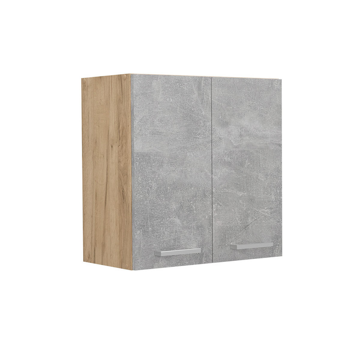 HÄNGESCHRANK R-Line Beton 60 cm - Honigeiche/Schieferfarben, Holzwerkstoff (60/60/31cm) - Vicco