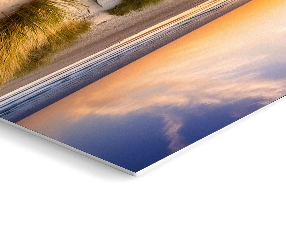 BILDERSET 6er-Set 30x40 cm + 20x30 cm Strand Sonnuntergang - Beige, Kunststoff (105/85cm) - artissimo