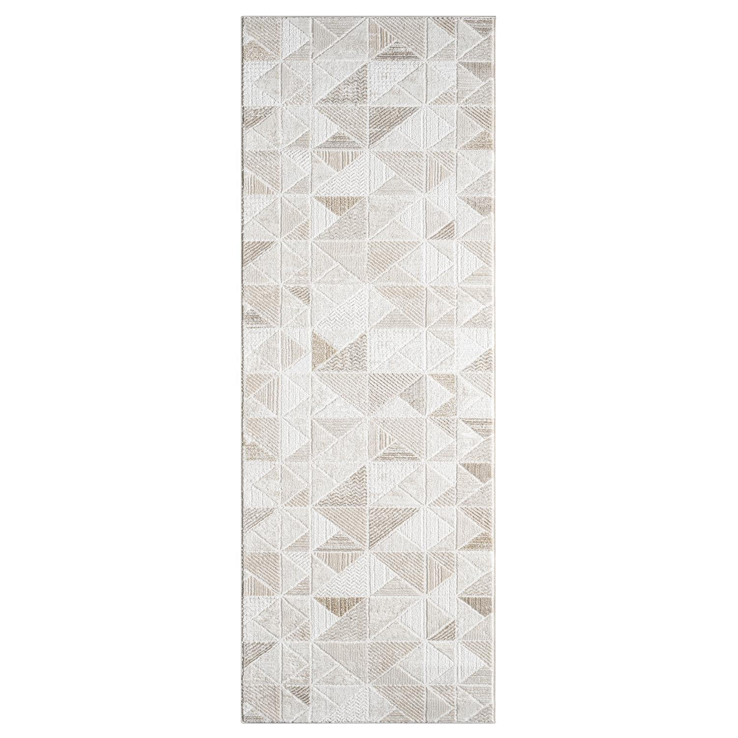 KURZFLOR-TEPPICH Antik 231 Creme 80x300 cm - Creme, Textil (80/300cm) - carpet city
