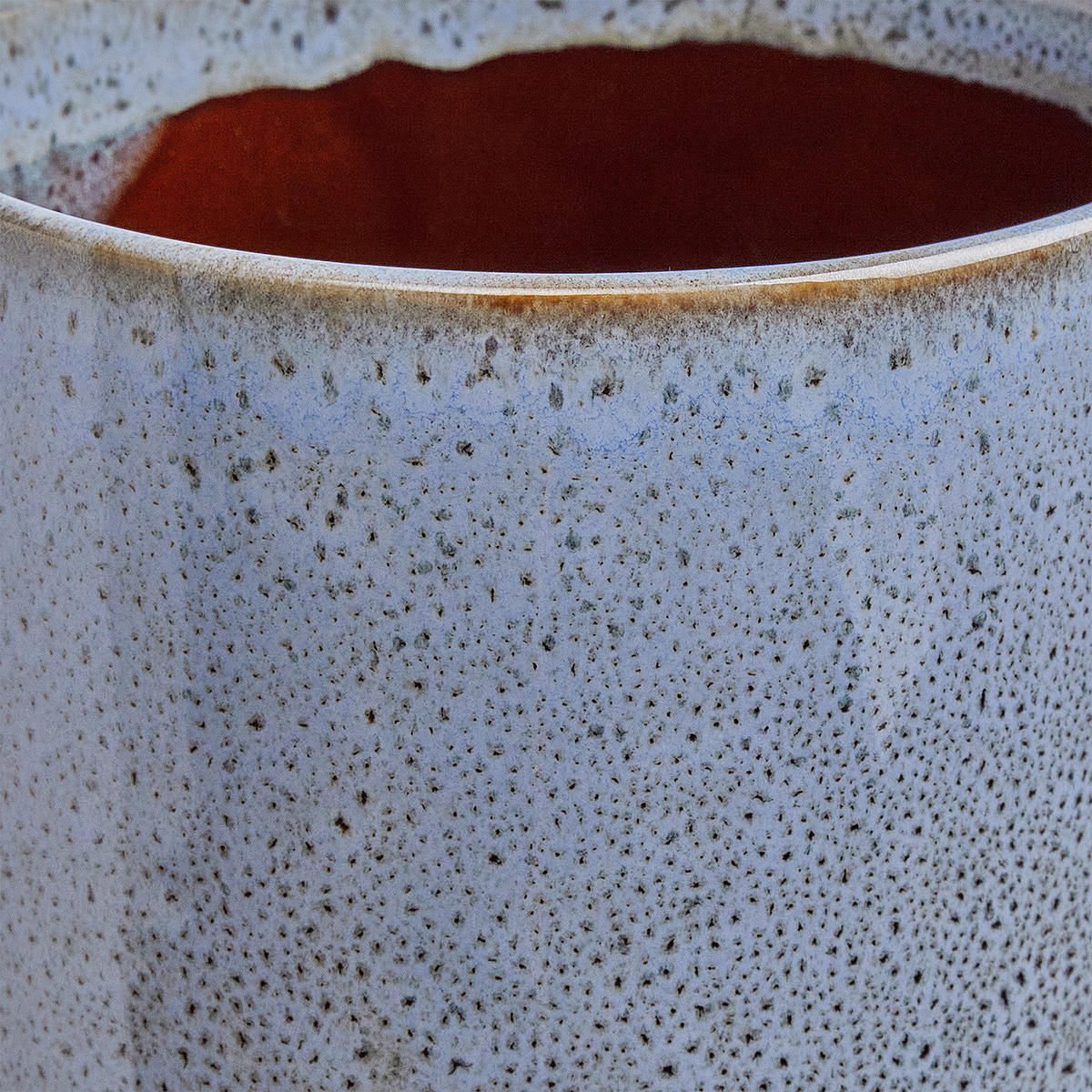 BLUMENTOPF Glaze - Petrol/Grau, Keramik (16cm) - Butlers