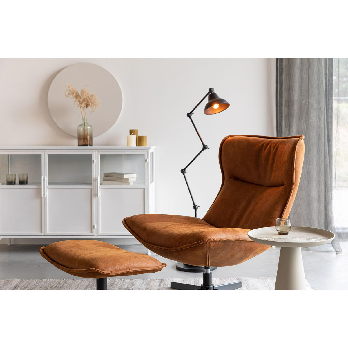 SESSEL John Cognac - Braun, Kunststoff (81/92/92cm) - Housecraft Living