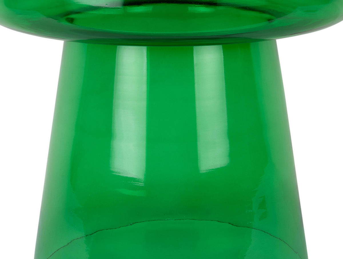 BEISTELLTISCH Simpleza Grün 41/41/38 cm - Grün, Glas (41/41/38cm) - Leitmotiv