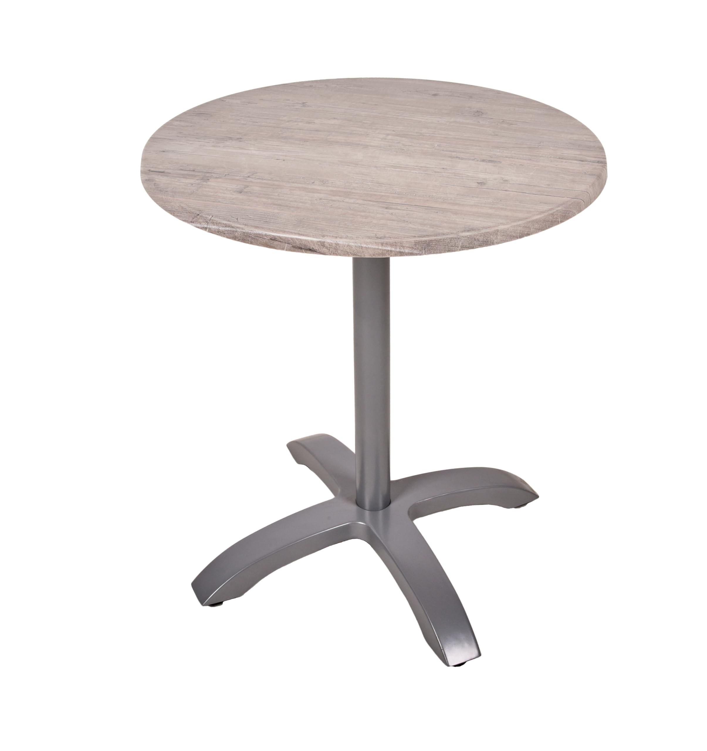 BISTROTISCH Katja Ø70cm Rund Hellbraun Holz Cafétisch - Hellbraun, Holz (70/70/66cm) - DELUKE