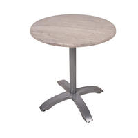 BISTROTISCH Katja Ø70cm Rund Hellbraun Holz Cafétisch - Hellbraun, Holz (70/70/66cm) - DELUKE