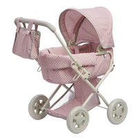 PUPPENWAGEN, Rosa, 64cm - Pink, Holzwerkstoff (37/64/56cm) - Teamson Kids