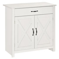SIDEBOARD Weiß, 2 Türen, 1 Schublade, 80/39,7/80 cm - Weiß, Holz (80/80/39.7cm) - PANGIVO