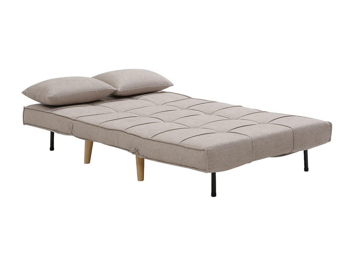 SCHLAFSESSEL - 1 Person - stoff - taupe Chila - Taupe, Holz/Textil (110/83/76cm) - Vente-Unique