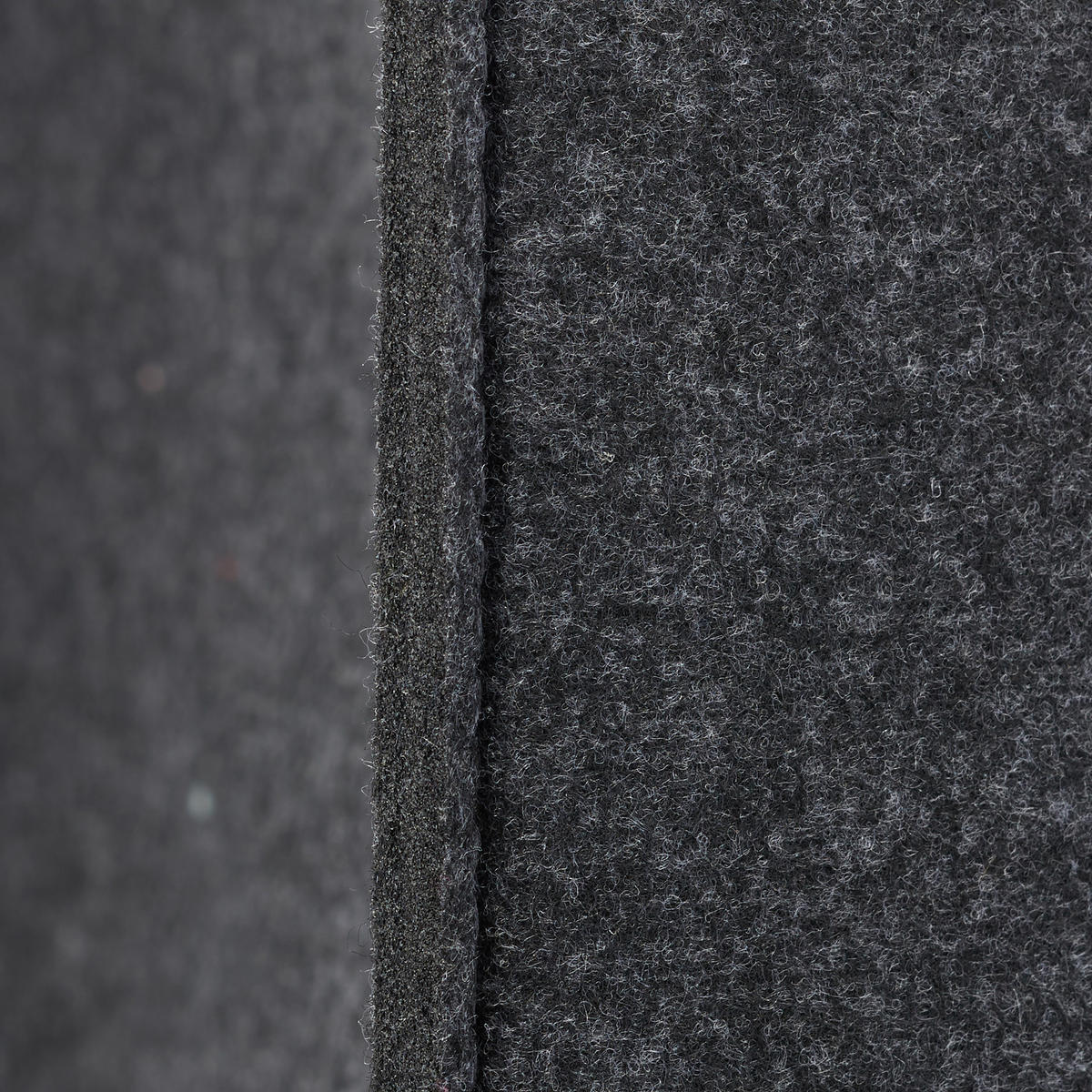 FILZKORB - Anthrazit, Textil (30/30/30cm) - Relaxdays